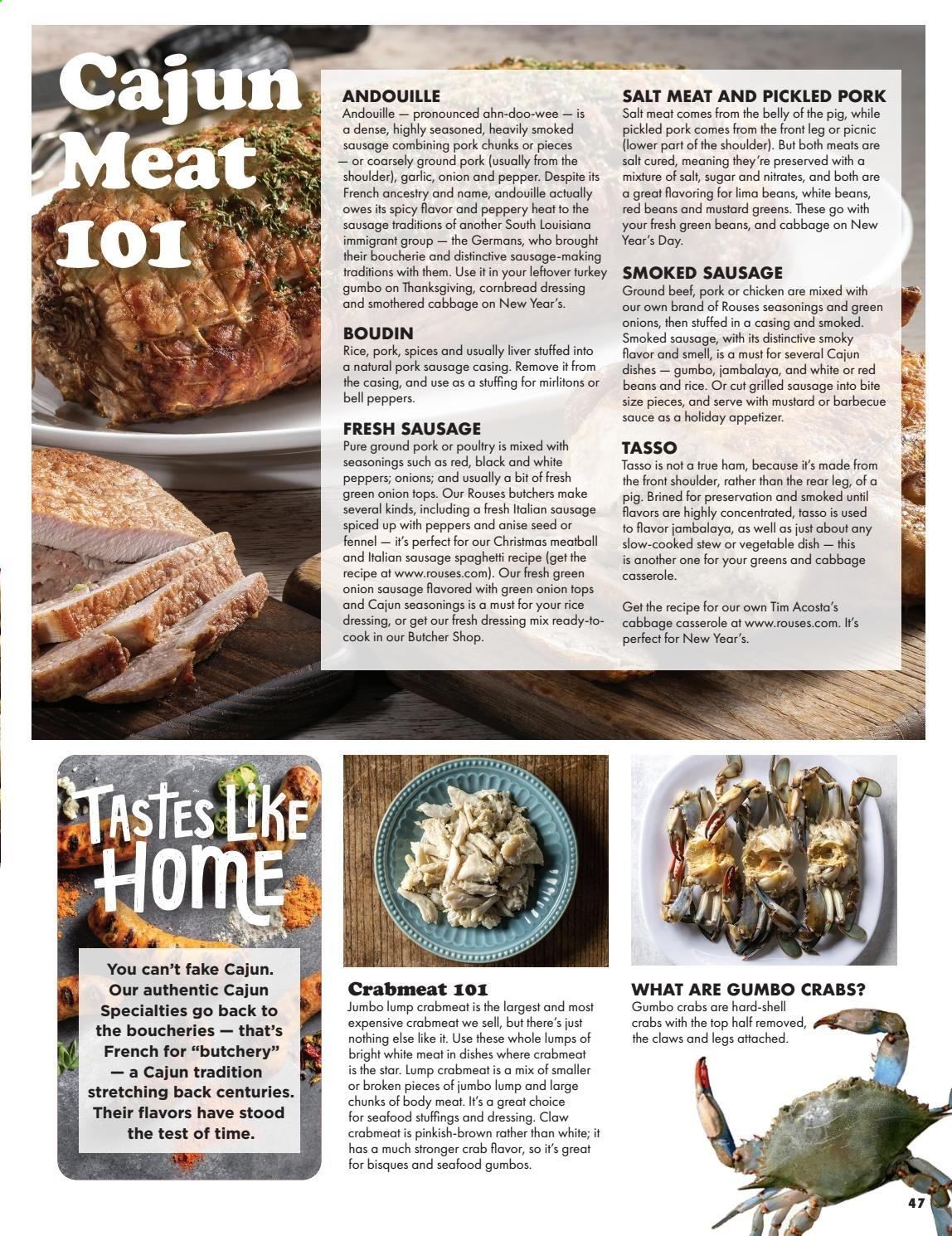 Rouses Markets (AL, LA, MS) Weekly Ad Flyer November 1 to December 31