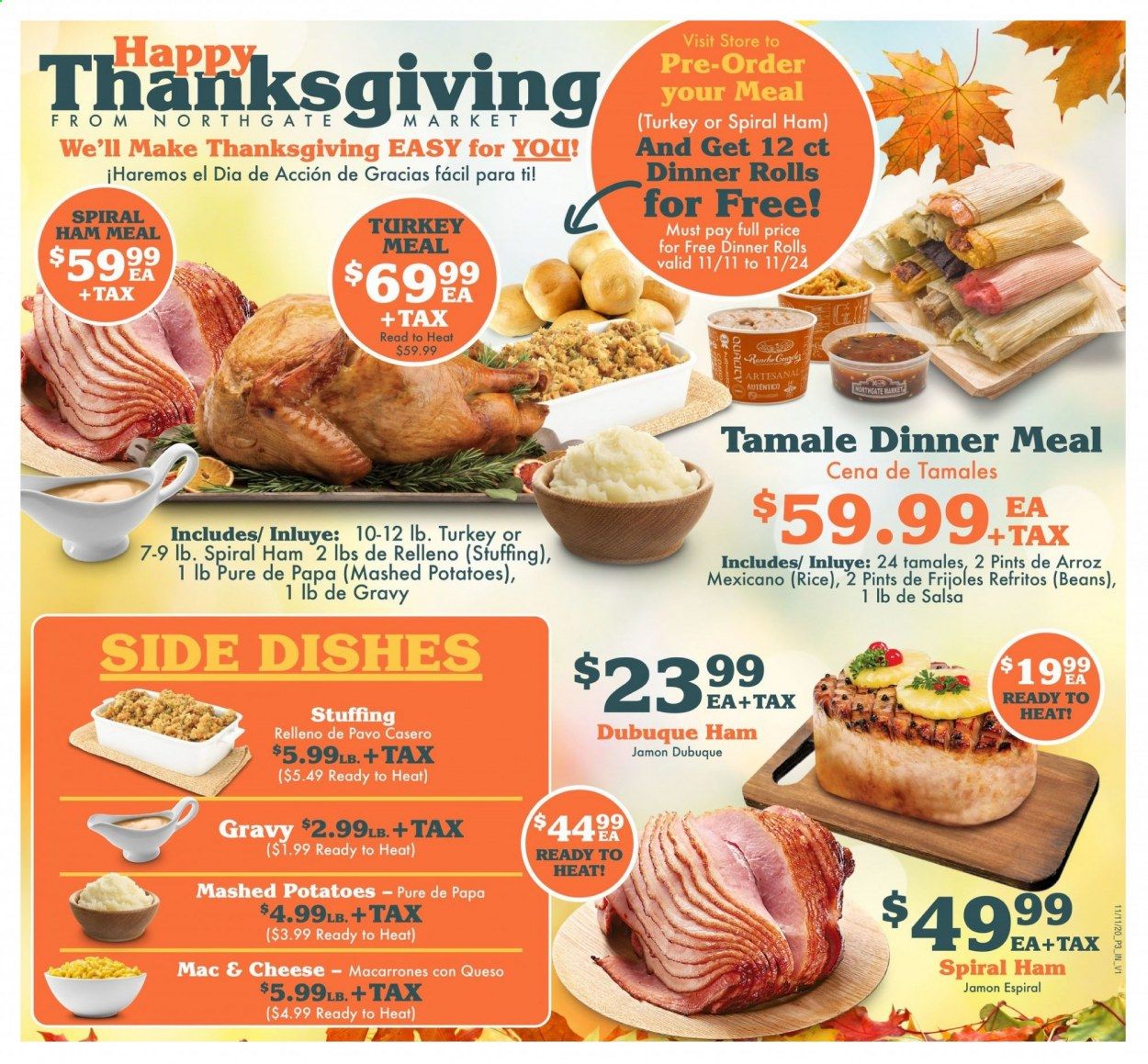 Northgate Market (CA) Weekly Ad Flyer November 11 to November 17