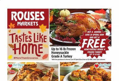 Rouses Markets (AL, LA, MS) Weekly Ad Flyer November 11 to November 18