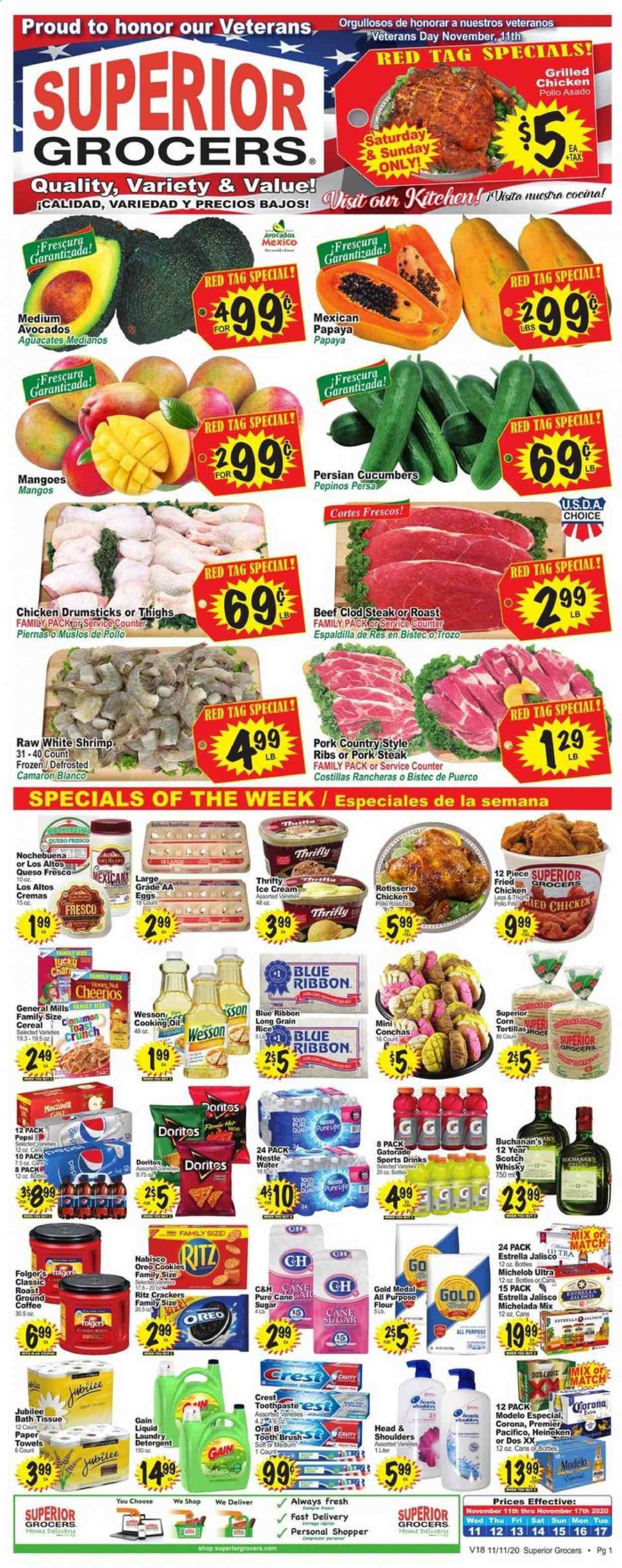 Superior Grocers Weekly Ad Flyer November 11 to November 17