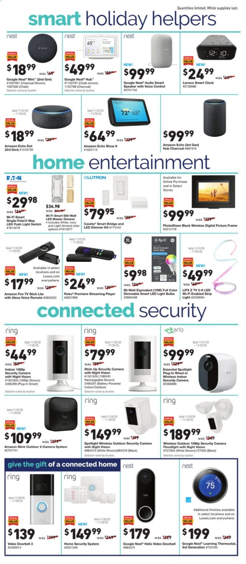 Lowe's Weekly Ad Flyer November 26 to December 2