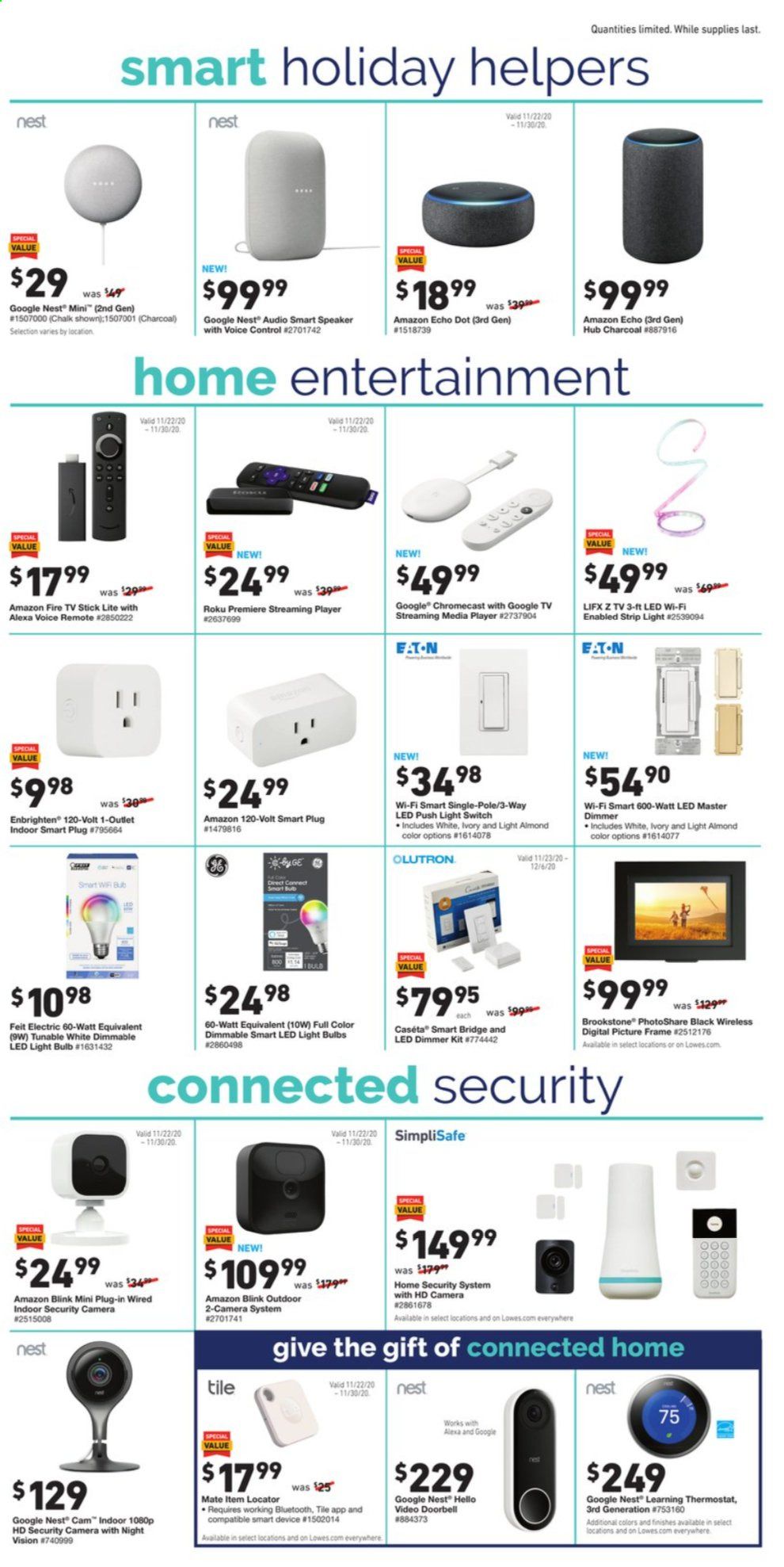 Lowe's Weekly Ad Flyer November 19 to November 25