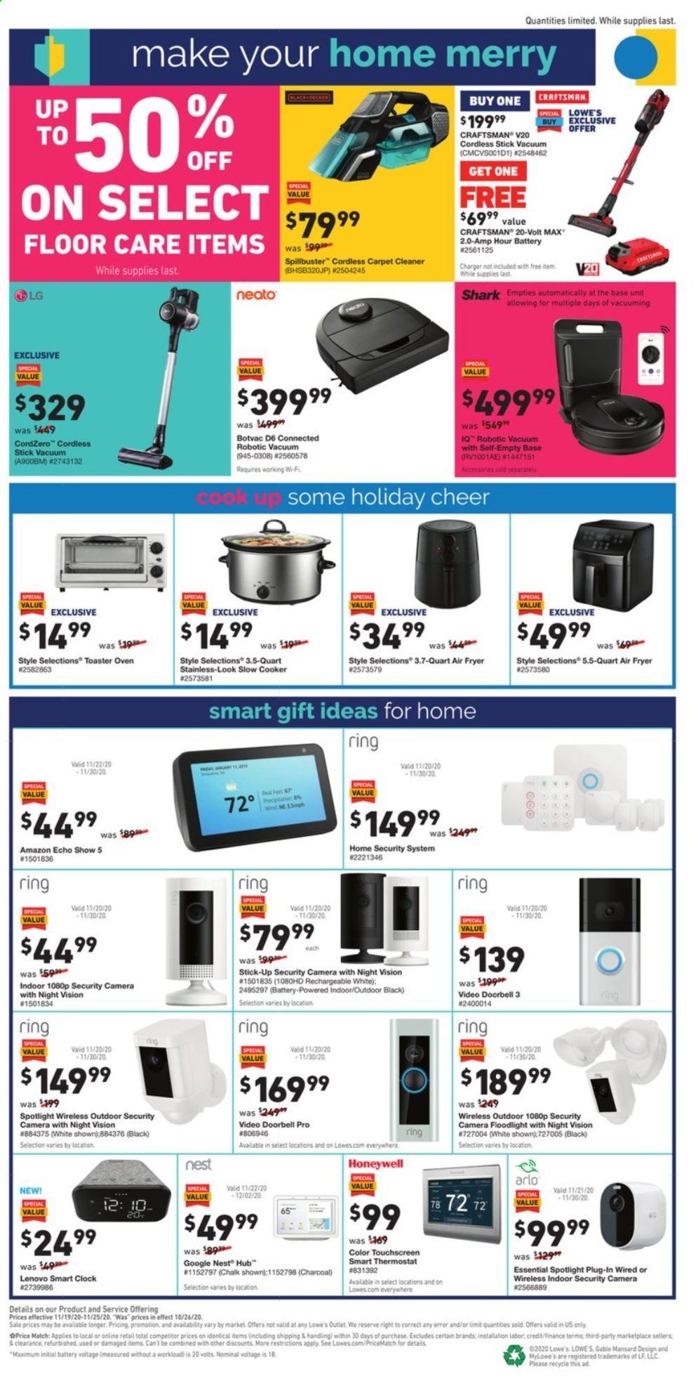 Lowe's Weekly Ad Flyer November 19 to November 25