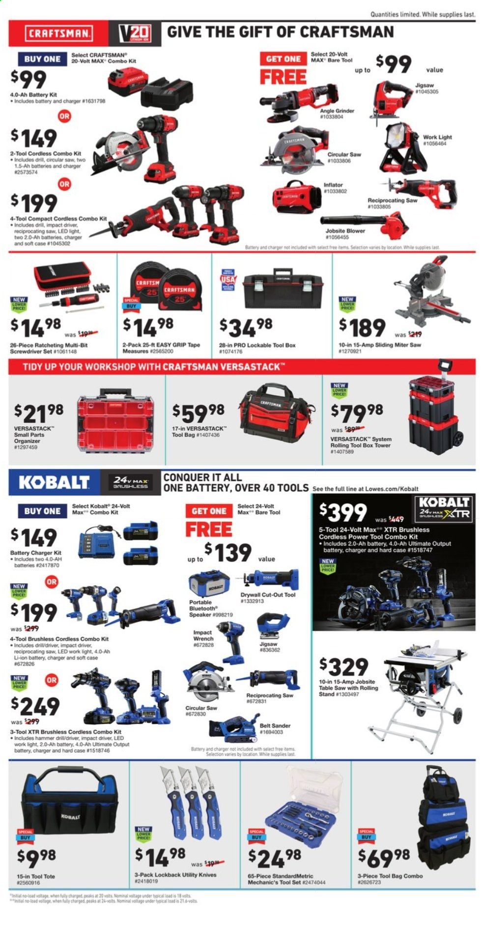 Lowe's Weekly Ad Flyer November 19 to November 25