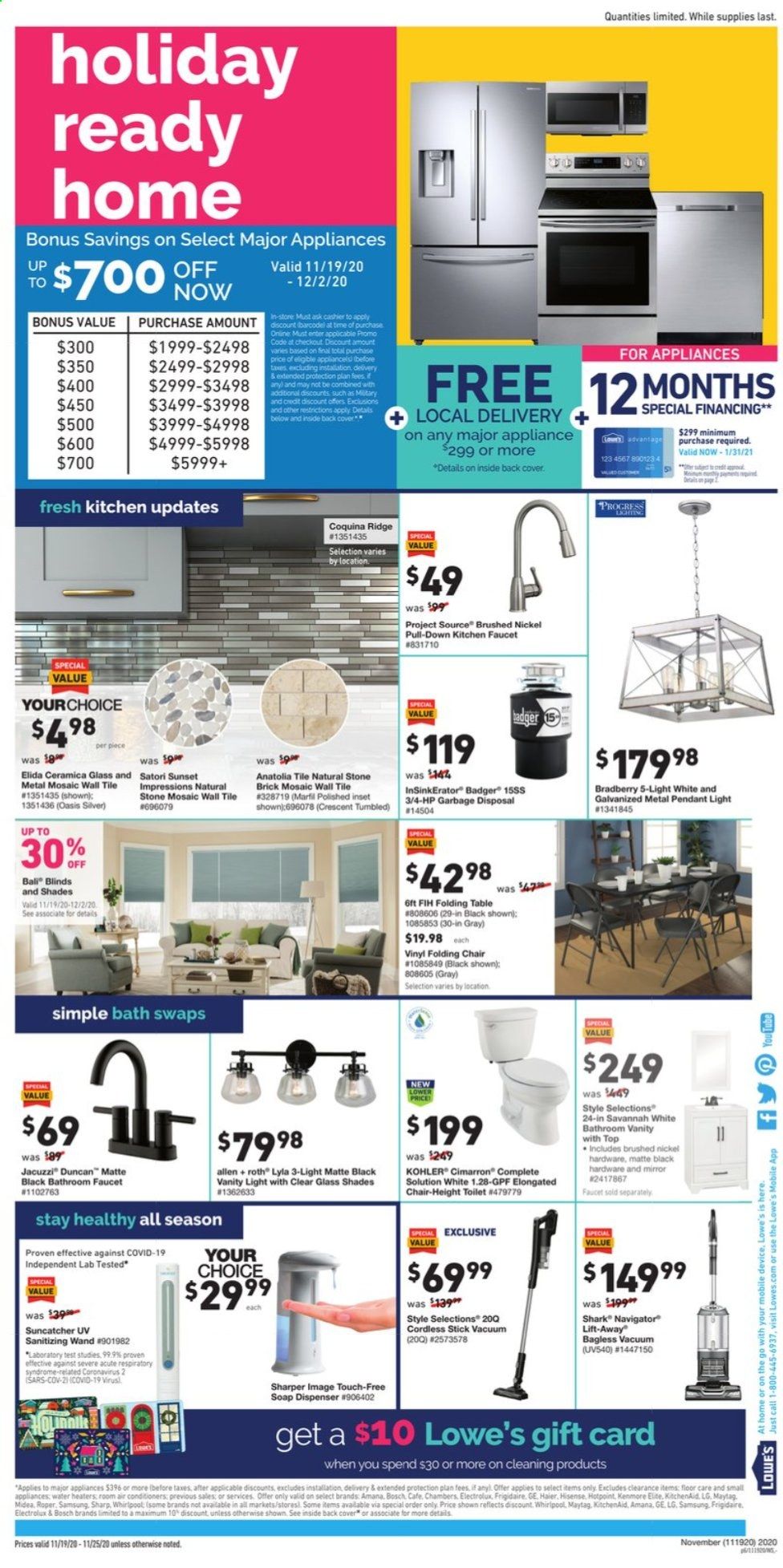Lowe's Weekly Ad Flyer November 19 to November 25