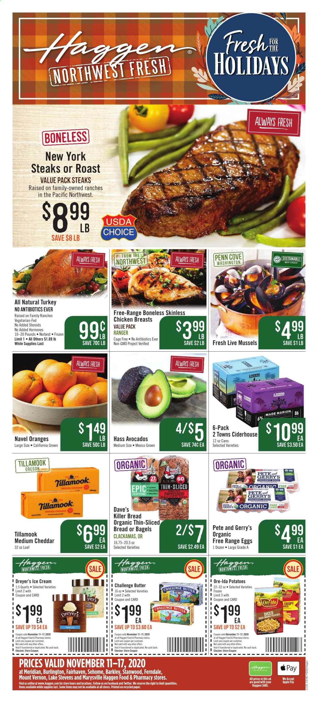 Haggen Weekly Ad Flyer November 11 to November 17