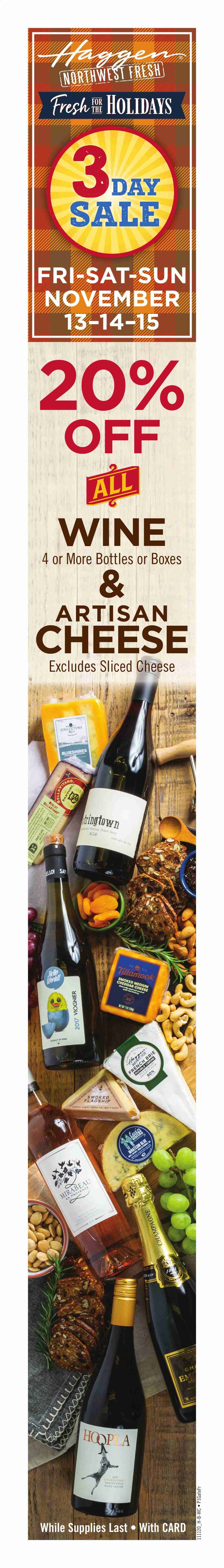 Haggen Weekly Ad Flyer November 11 to November 17
