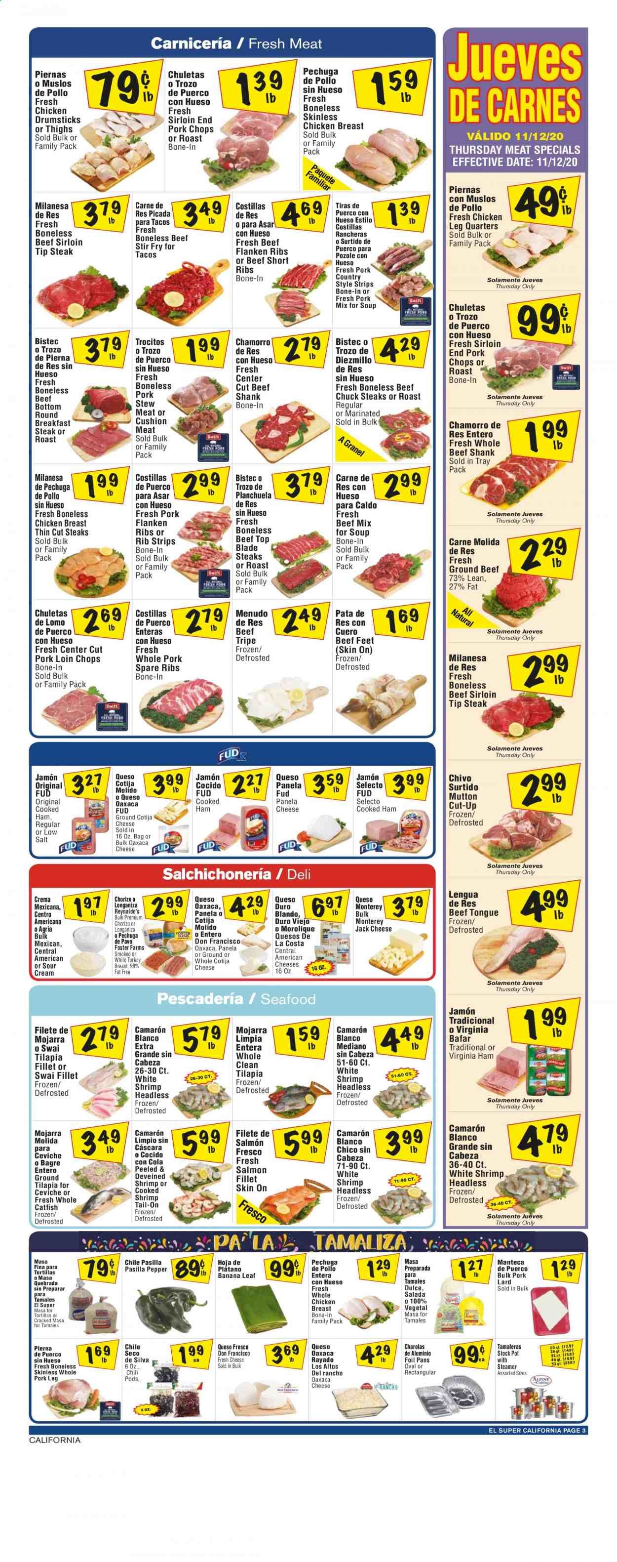 El Super (AZ, CA, NM, NV, TX) Weekly Ad Flyer November 11 to November 17