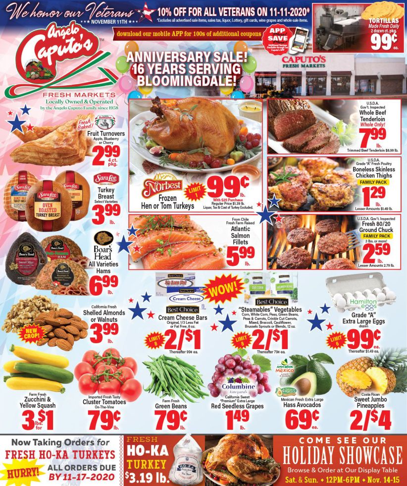 Angelo Caputo's Weekly Ad Flyer November 11 to November 17, 2020