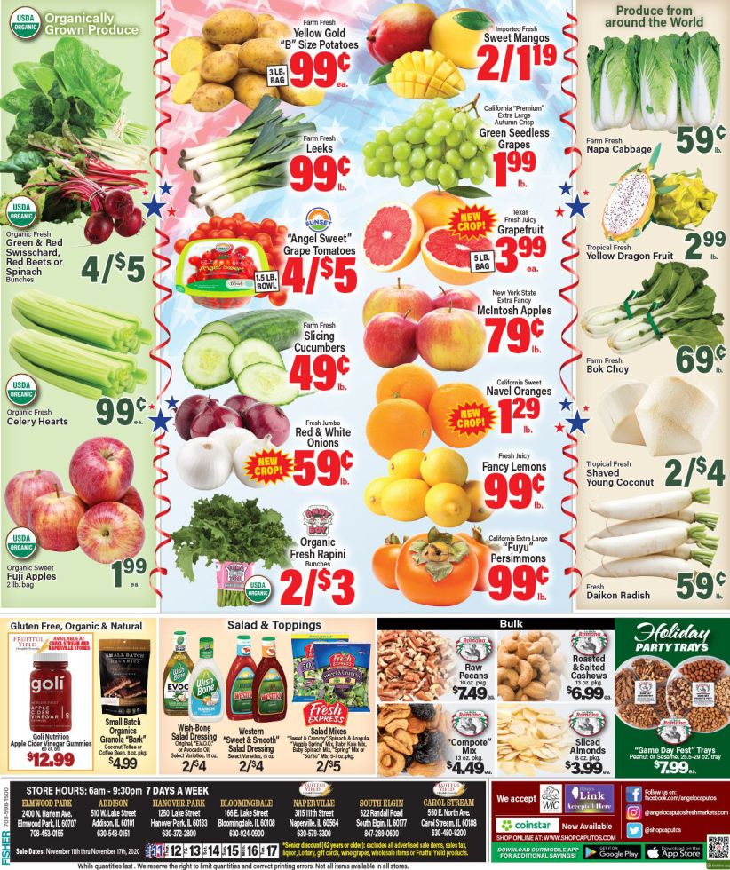 Angelo Caputo's Weekly Ad Flyer November 11 to November 17, 2020