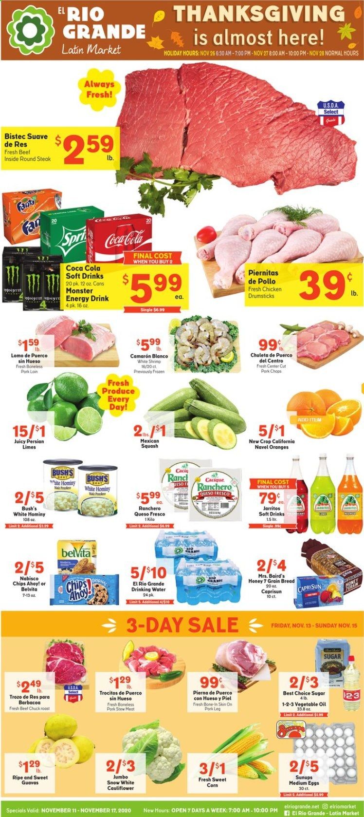 El Rio Grande (10, 21, 25, 30, 34, 53, 90) Weekly Ad Flyer November 11 to November 17