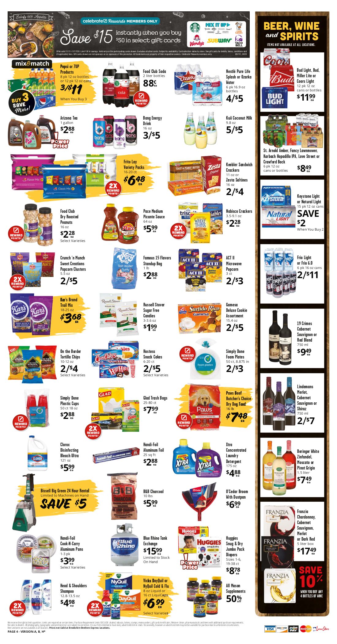 Brookshire Brothers Weekly Ad Flyer November 11 to November 17, 2020