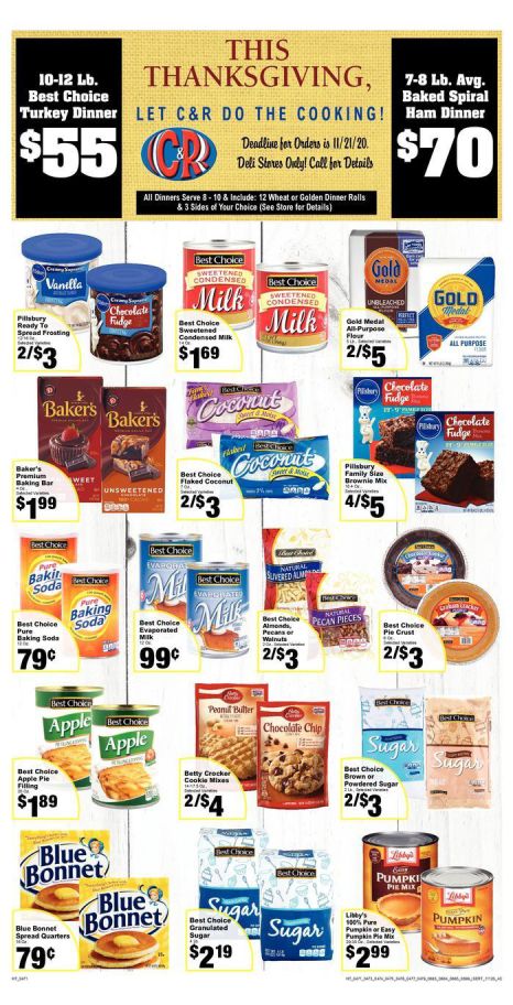 C&R Market Weekly Ad Flyer November 11 to November 17, 2020