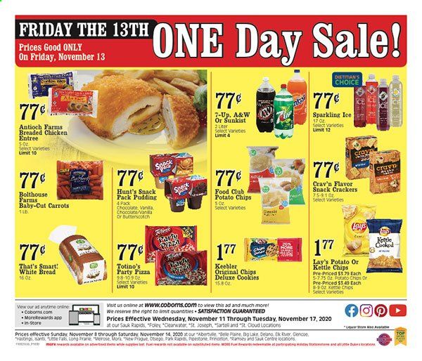 Coborn's (MN, SD) Weekly Ad Flyer November 11 to November 17