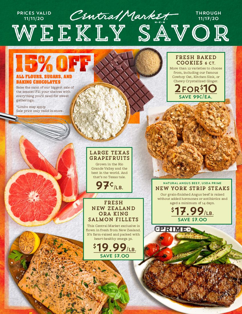 Central Market Weekly Ad Flyer November 11 to November 17, 2020