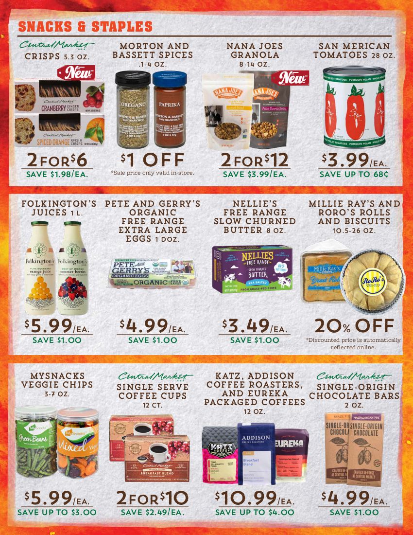 Central Market Weekly Ad Flyer November 11 to November 17, 2020