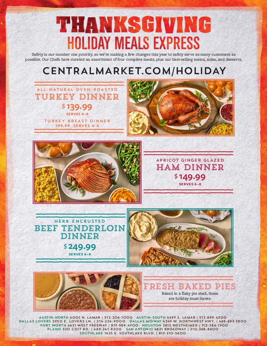 Central Market Weekly Ad Flyer November 11 to November 17, 2020