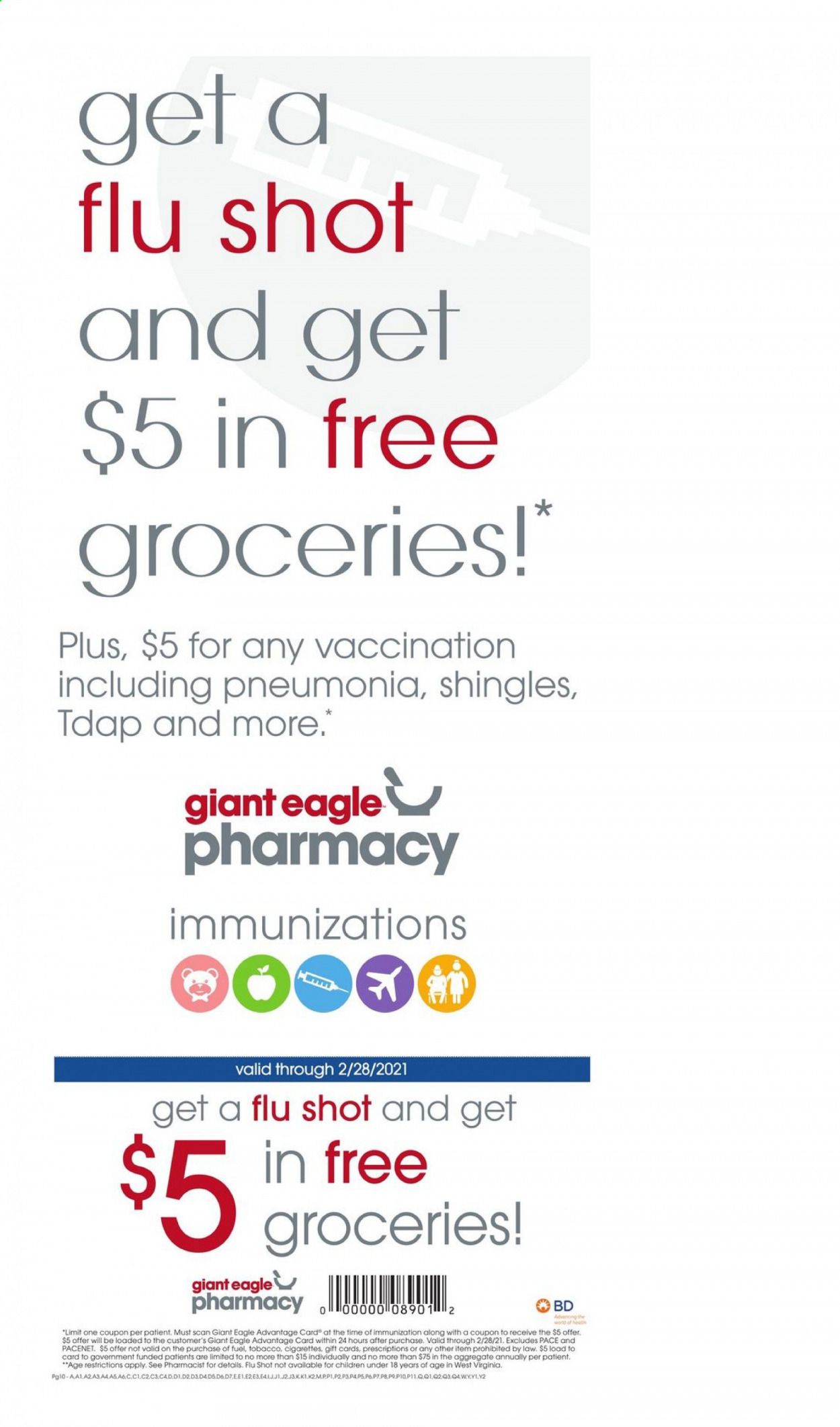 Giant Eagle (IN, MD, OH, PA, WV) Weekly Ad Flyer November 12 to November 18