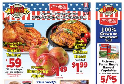 Dave's Markets Weekly Ad Flyer November 11 to November 17, 2020