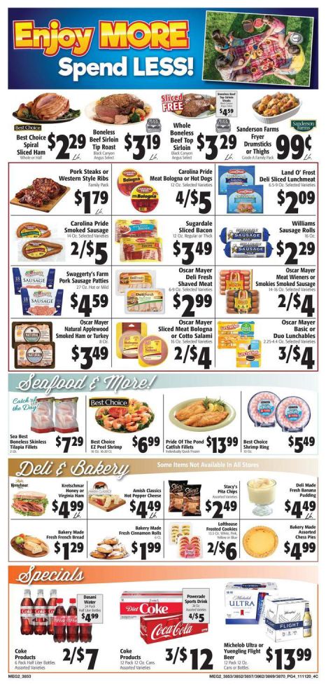 E.W. James & Sons Weekly Ad Flyer November 11 to November 17, 2020