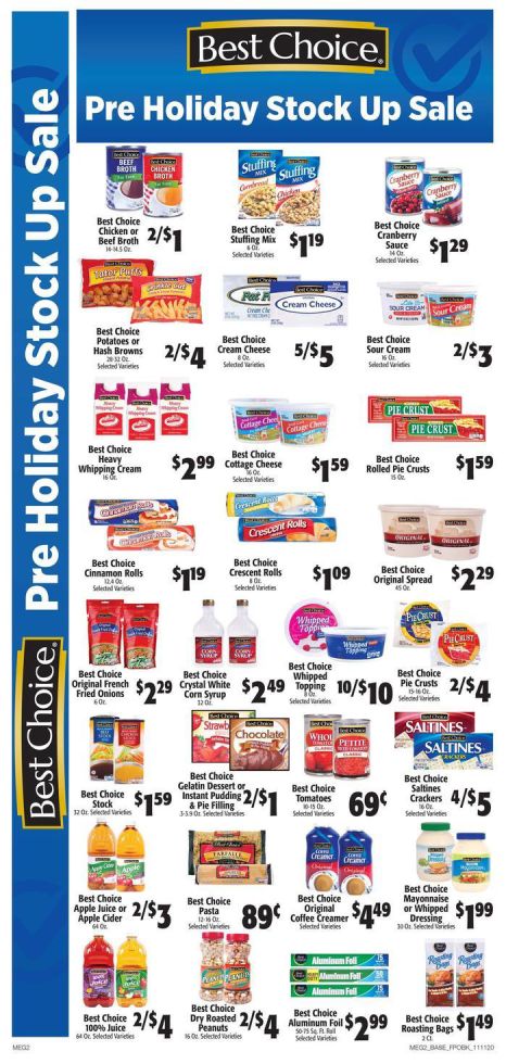 E.W. James & Sons Weekly Ad Flyer November 11 to November 17, 2020