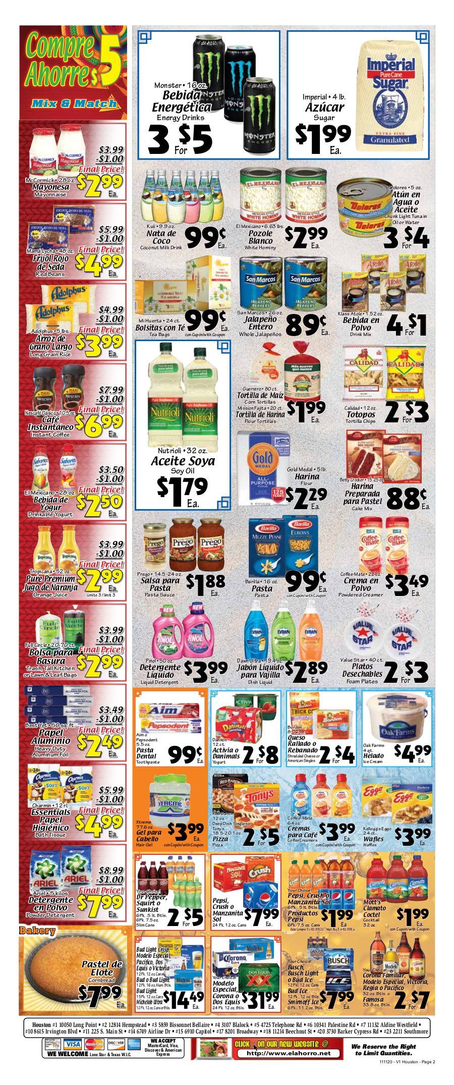 El Ahorro Supermarket Weekly Ad Flyer November 11 to November 17, 2020
