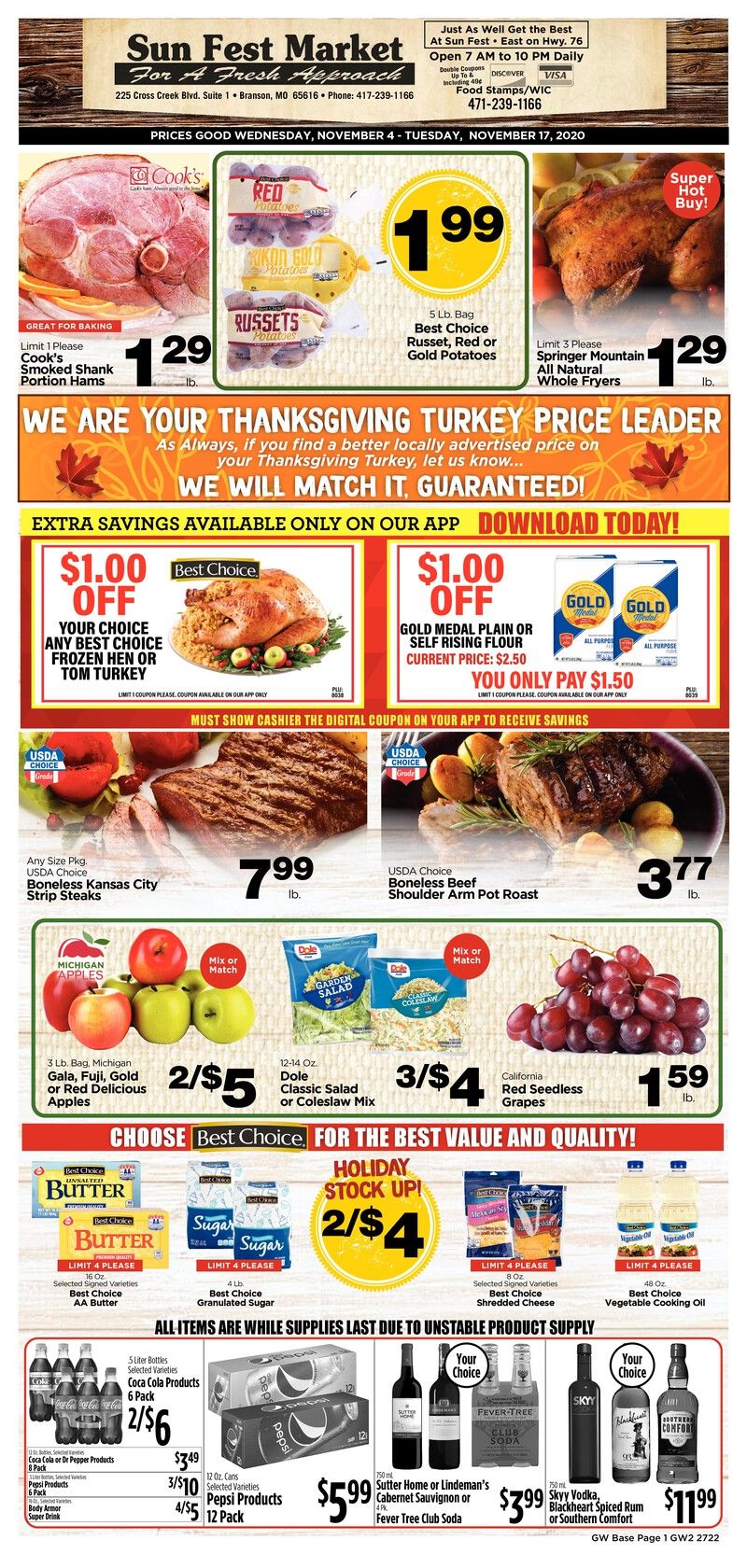 G&W Foods Weekly Ad Flyer November 11 to November 17, 2020