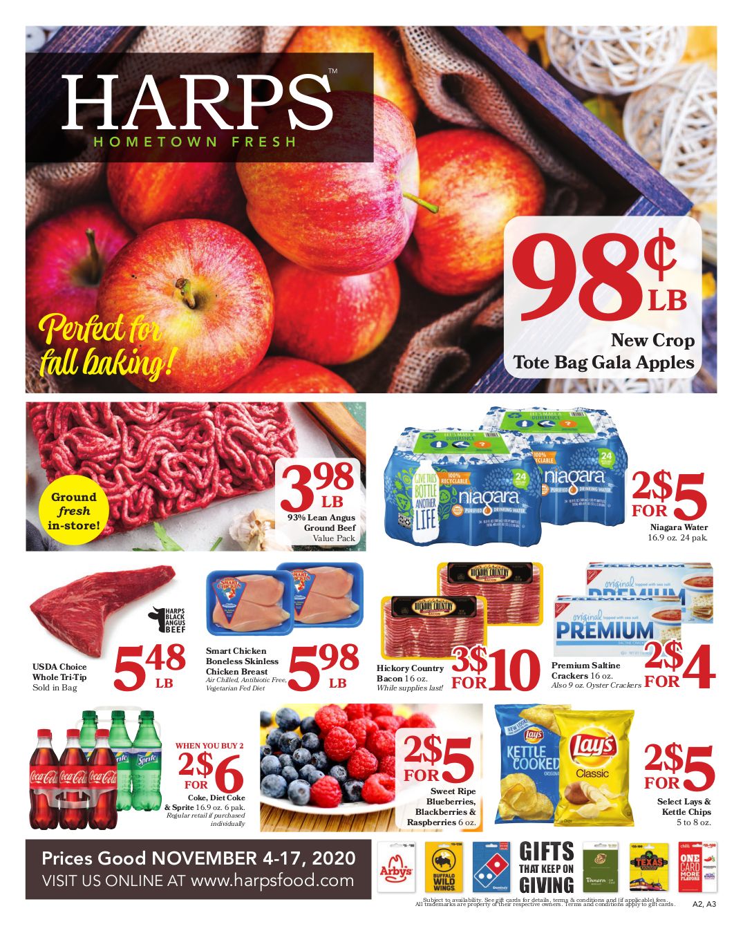 Harps Food Stores (AR) Weekly Ad Flyer November 11 to November 17, 2020