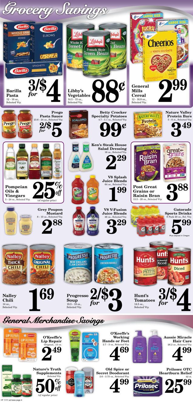 Harvest Foods Weekly Ad Flyer November 11 to November 17, 2020