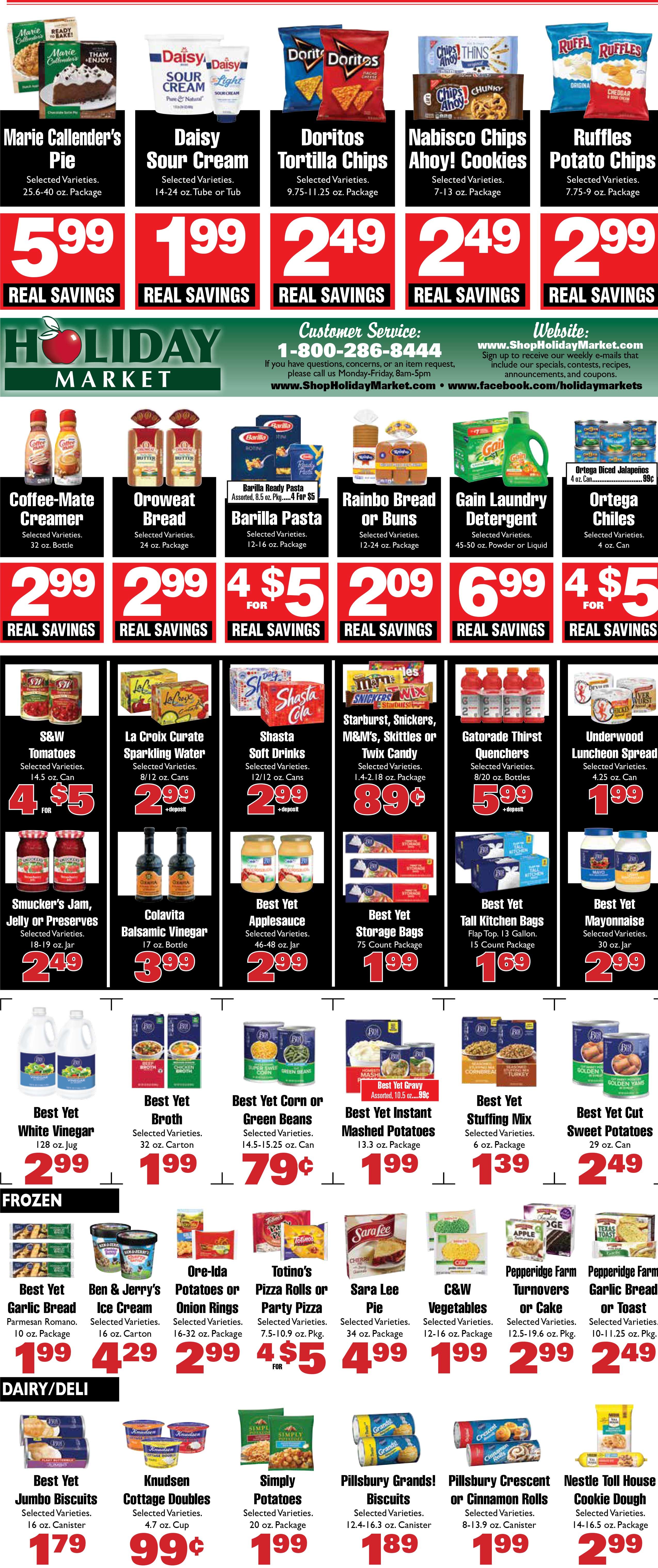 Holiday Market Weekly Ad Flyer November 11 to November 17, 2020