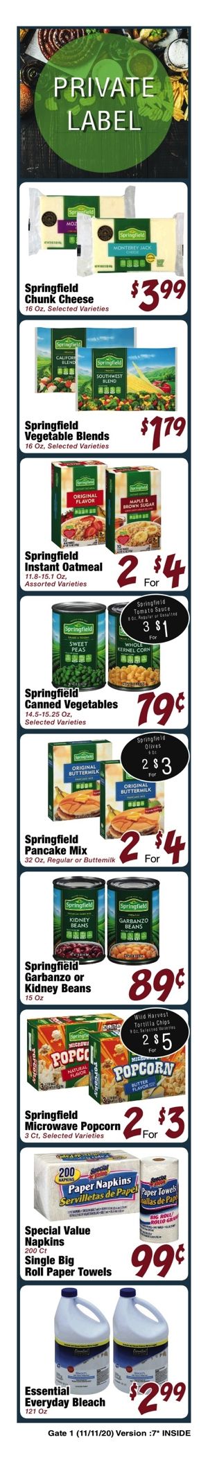 JONS Fresh Marketplace Weekly Ad Flyer November 11 to November 17, 2020