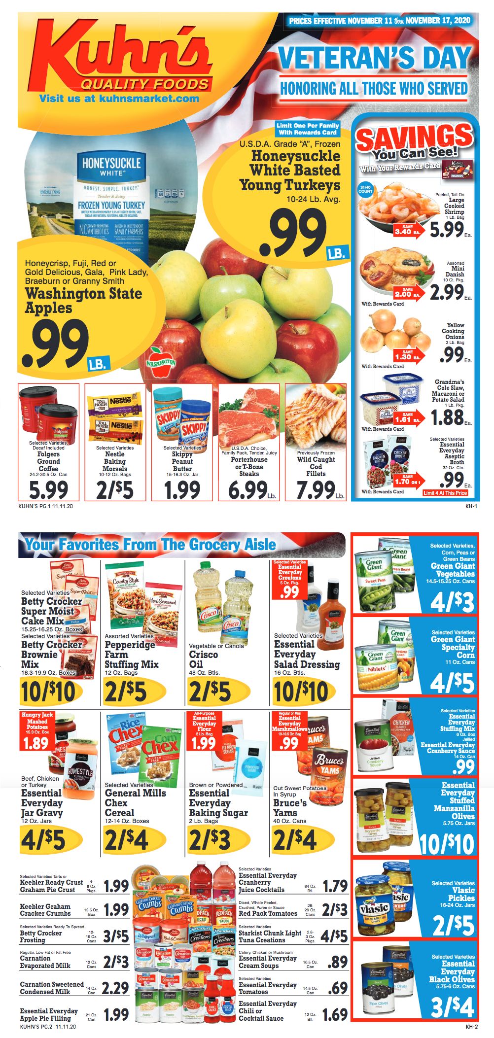 Kuhn's Weekly Ad Flyer November 11 to November 17, 2020