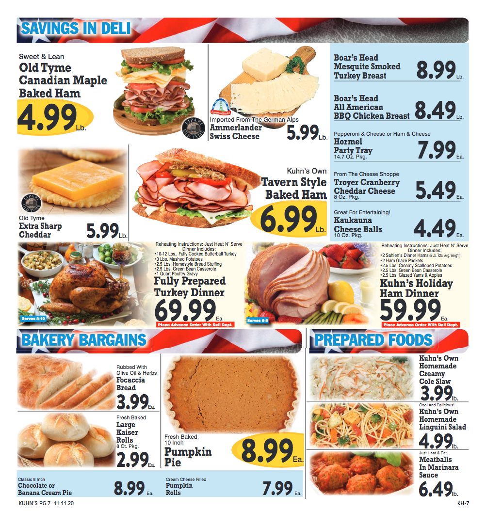 Kuhn's Weekly Ad Flyer November 11 to November 17, 2020