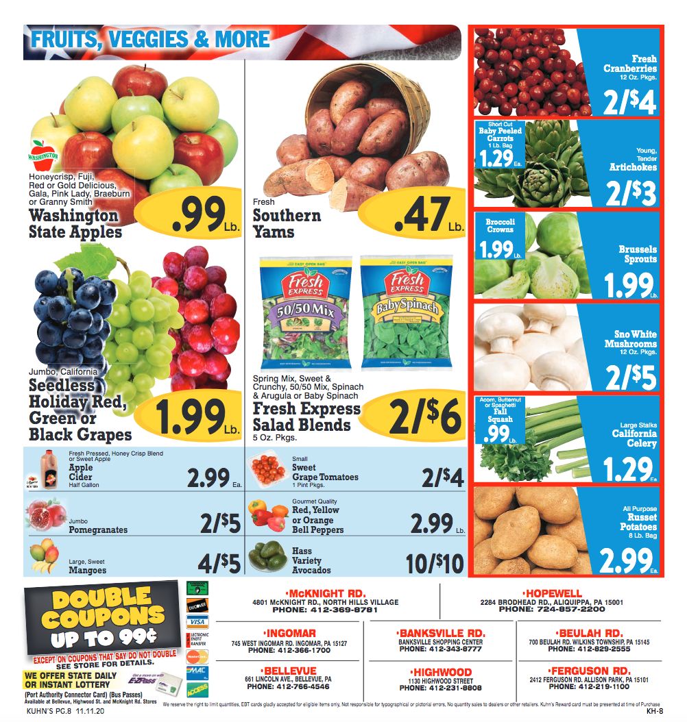 Kuhn's Weekly Ad Flyer November 11 to November 17, 2020