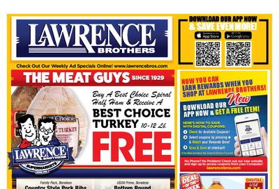Lawrence Bros Weekly Ad Flyer November 11 to November 17, 2020