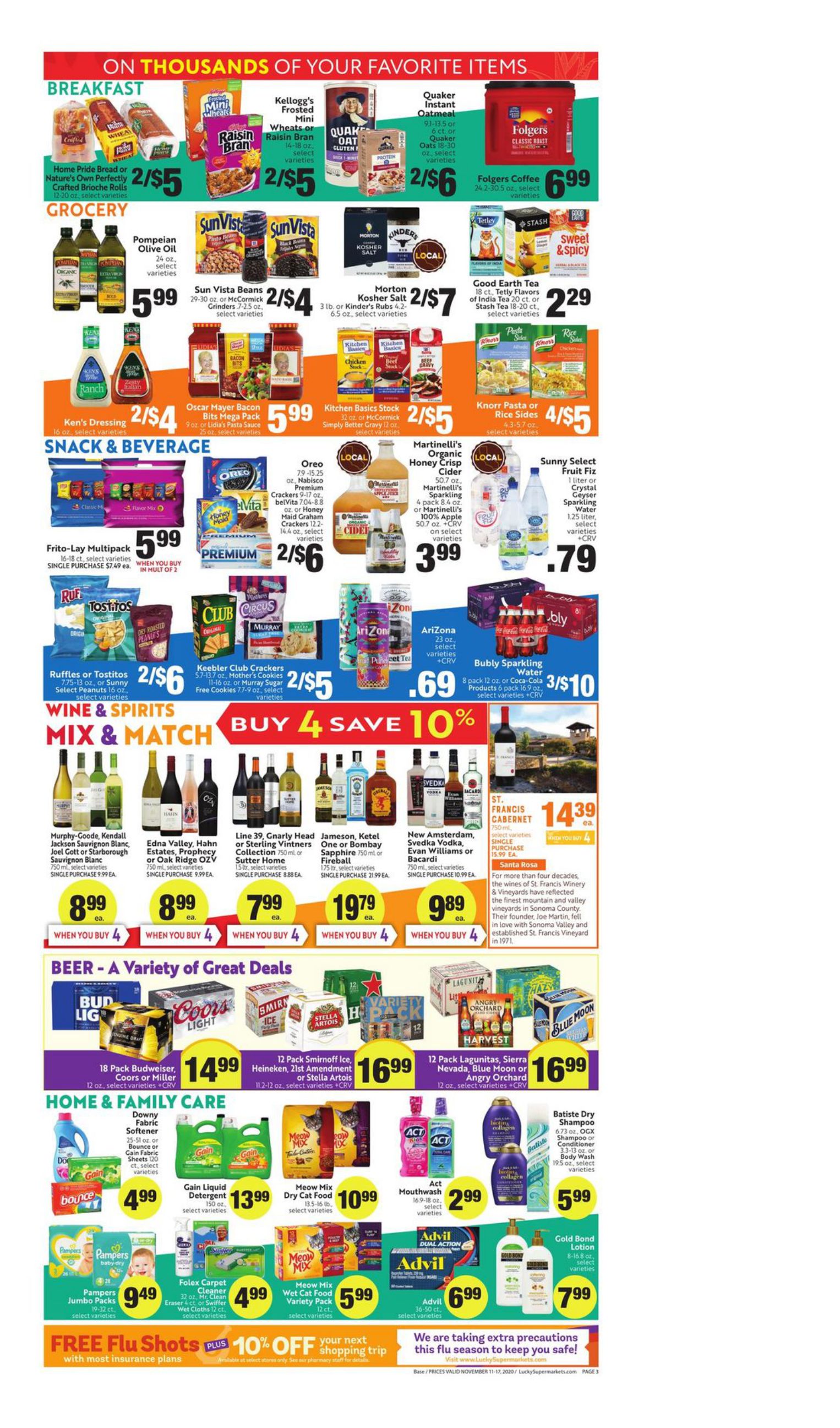 Lucky Weekly Ad Flyer November 11 to November 17, 2020