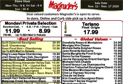 Magruder's Weekly Ad Flyer November 11 to November 17, 2020