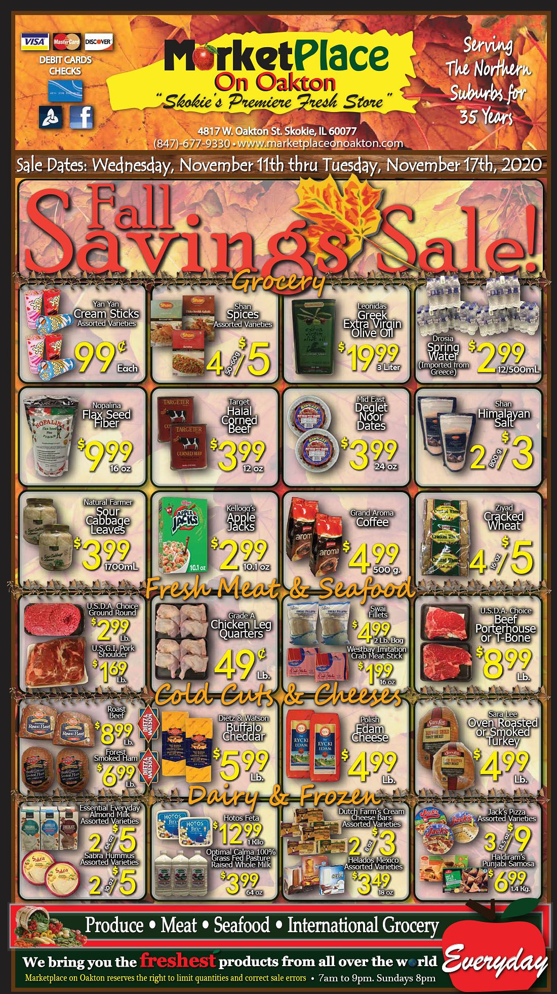 Marketplace On Oakton Weekly Ad Flyer November 11 to November 17, 2020
