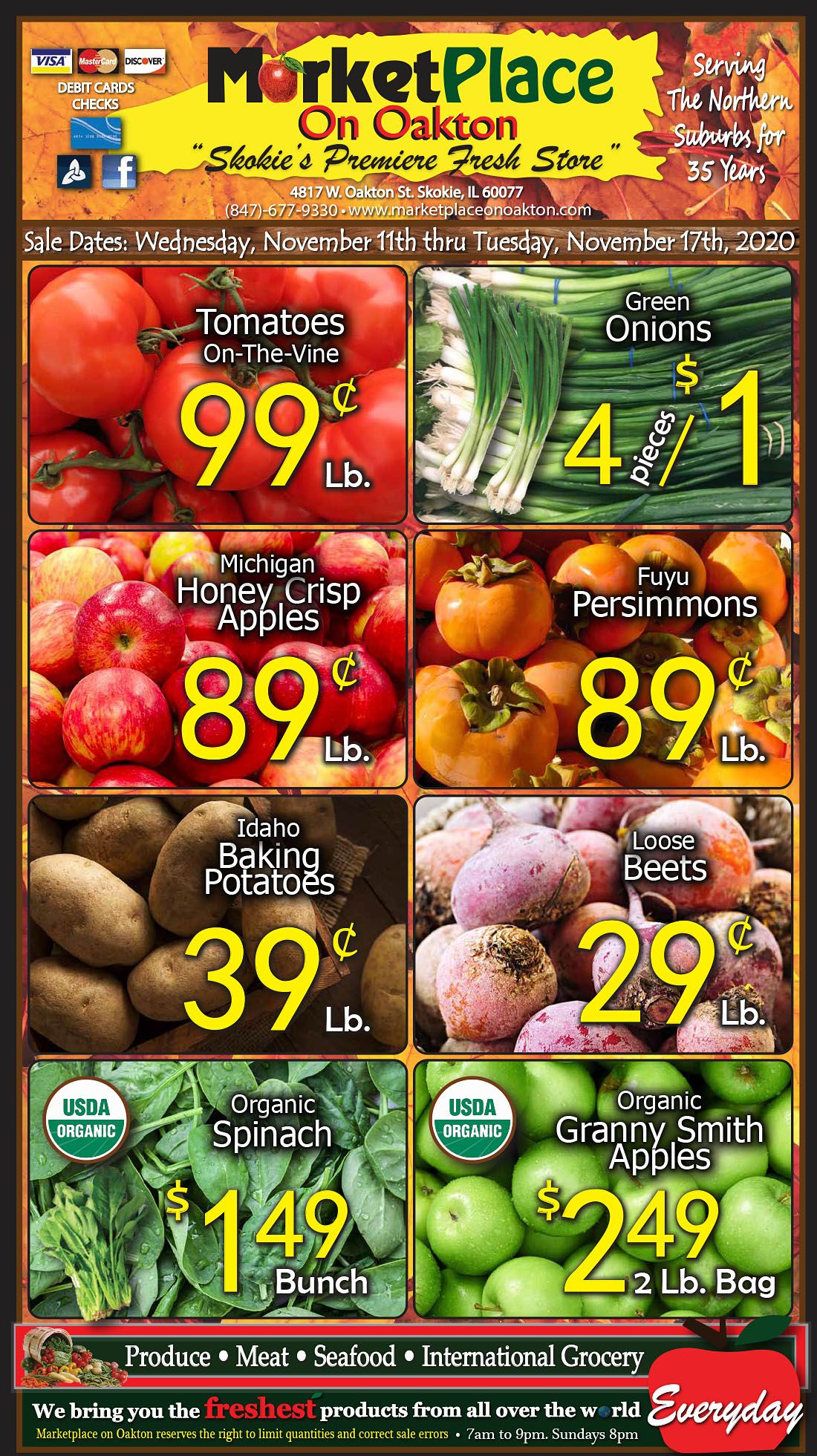 Marketplace On Oakton Weekly Ad Flyer November 11 to November 17, 2020