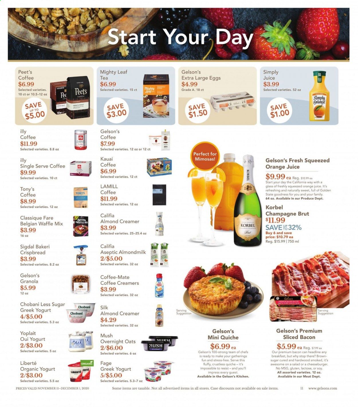 Gelson's Weekly Ad Flyer November 11 to December 1