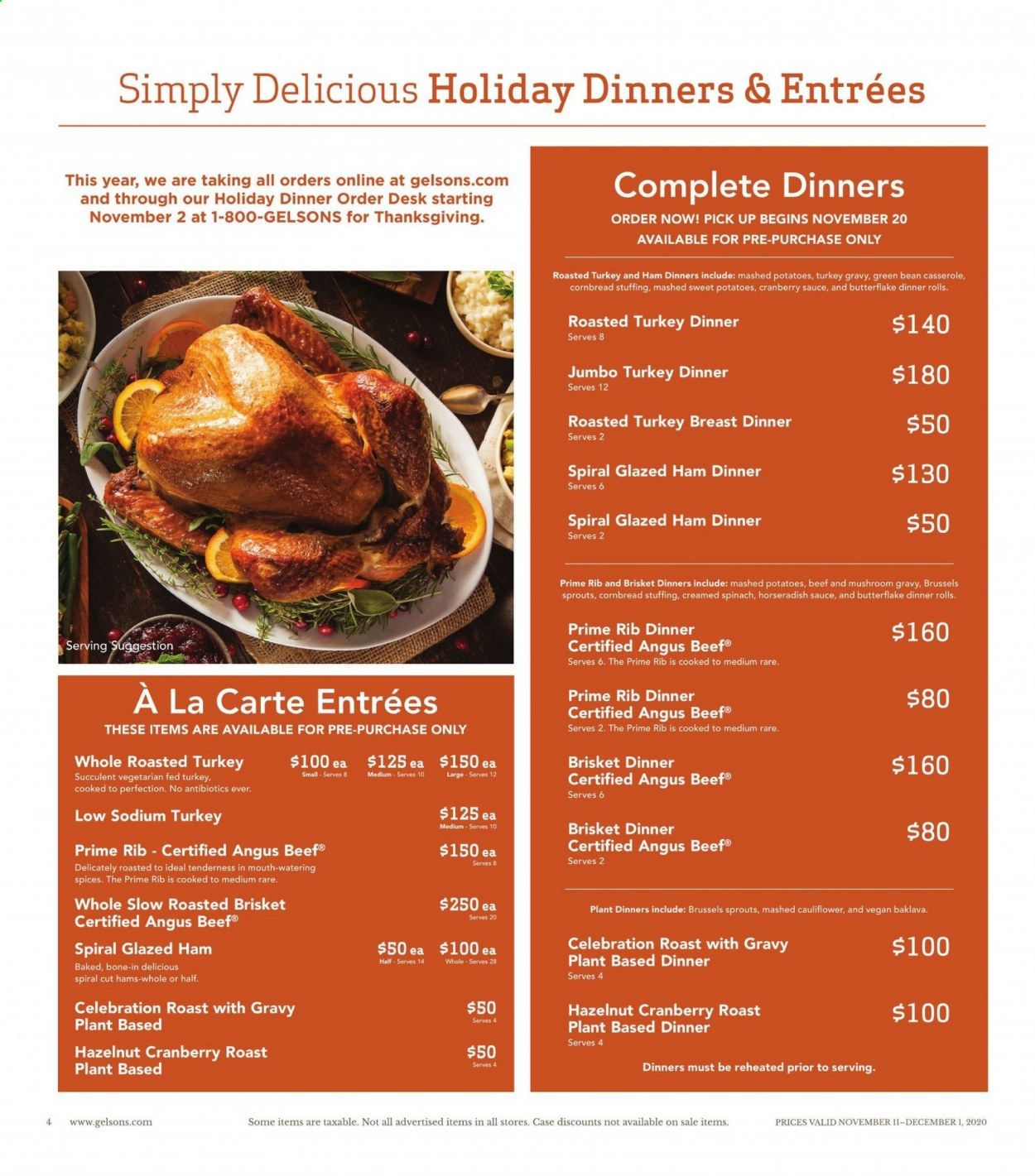 Gelson's Weekly Ad Flyer November 11 to December 1