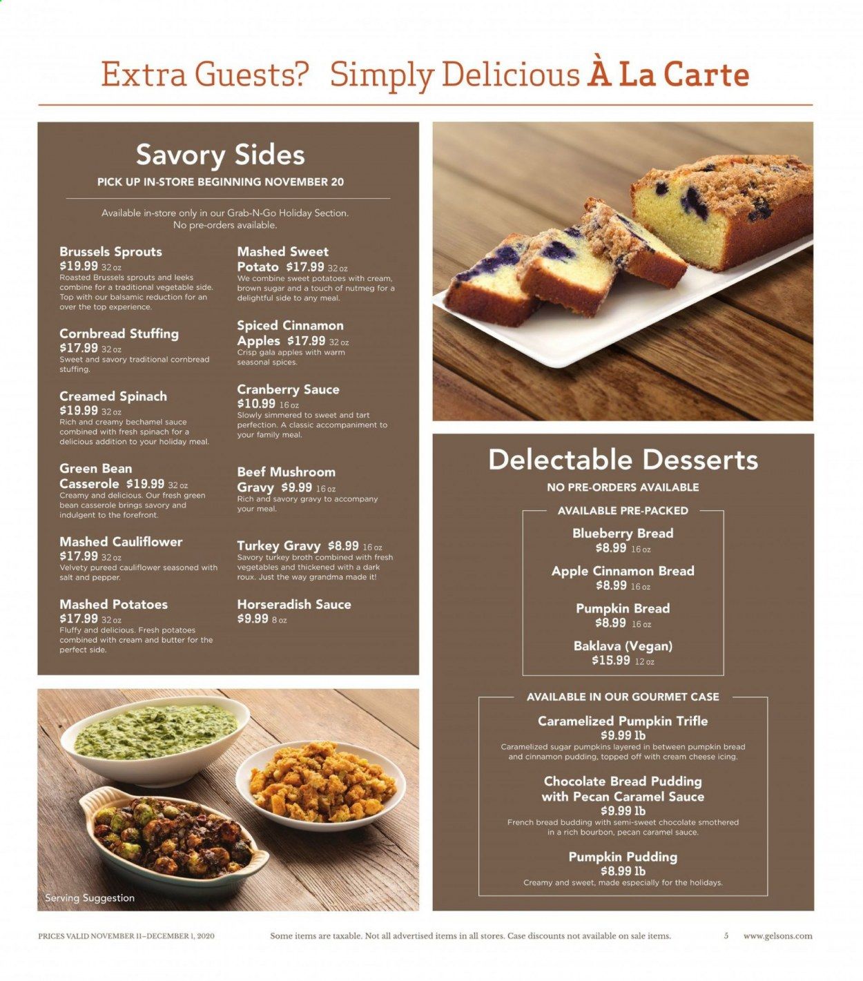 Gelson's Weekly Ad Flyer November 11 to December 1