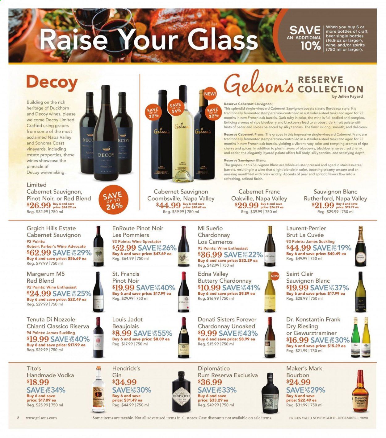 Gelson's Weekly Ad Flyer November 11 to December 1