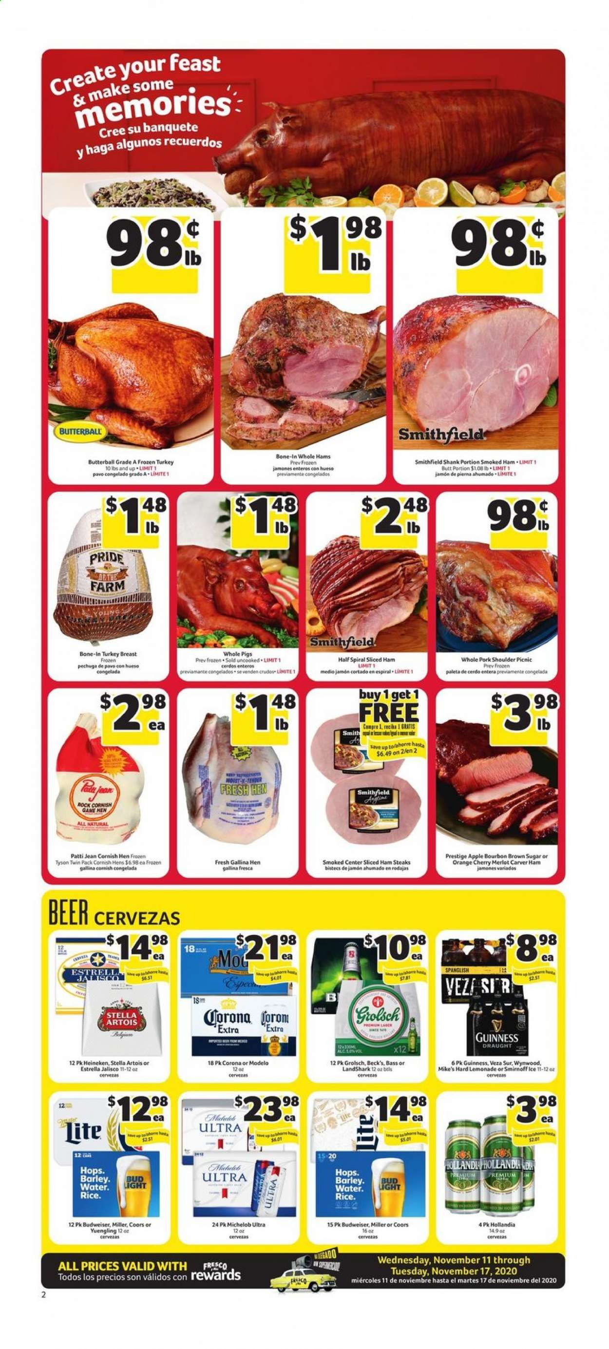 Fresco y Más Weekly Ad Flyer November 11 to November 17