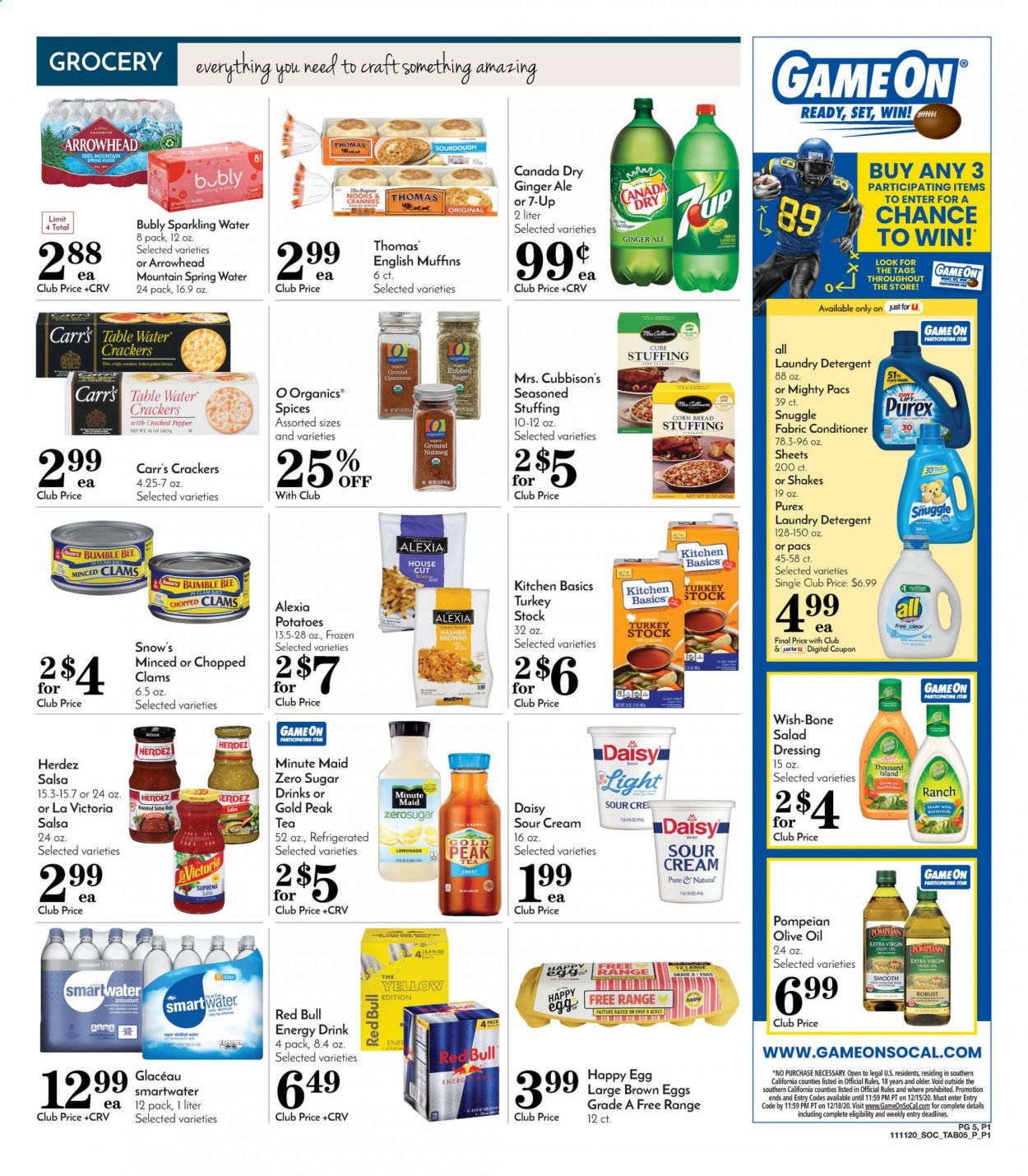 Pavilions (CA) Weekly Ad Flyer November 11 to November 17