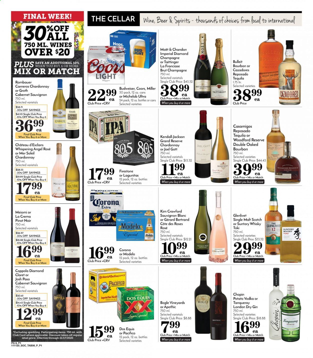 Pavilions (CA) Weekly Ad Flyer November 11 to November 17