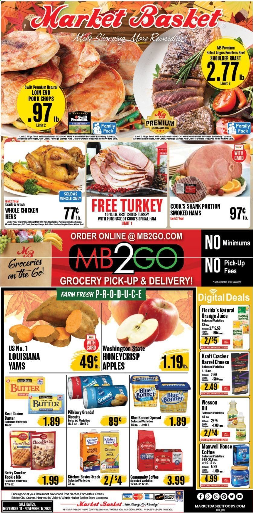 Market Basket (LA, TX) Weekly Ad Flyer November 11 to November 17