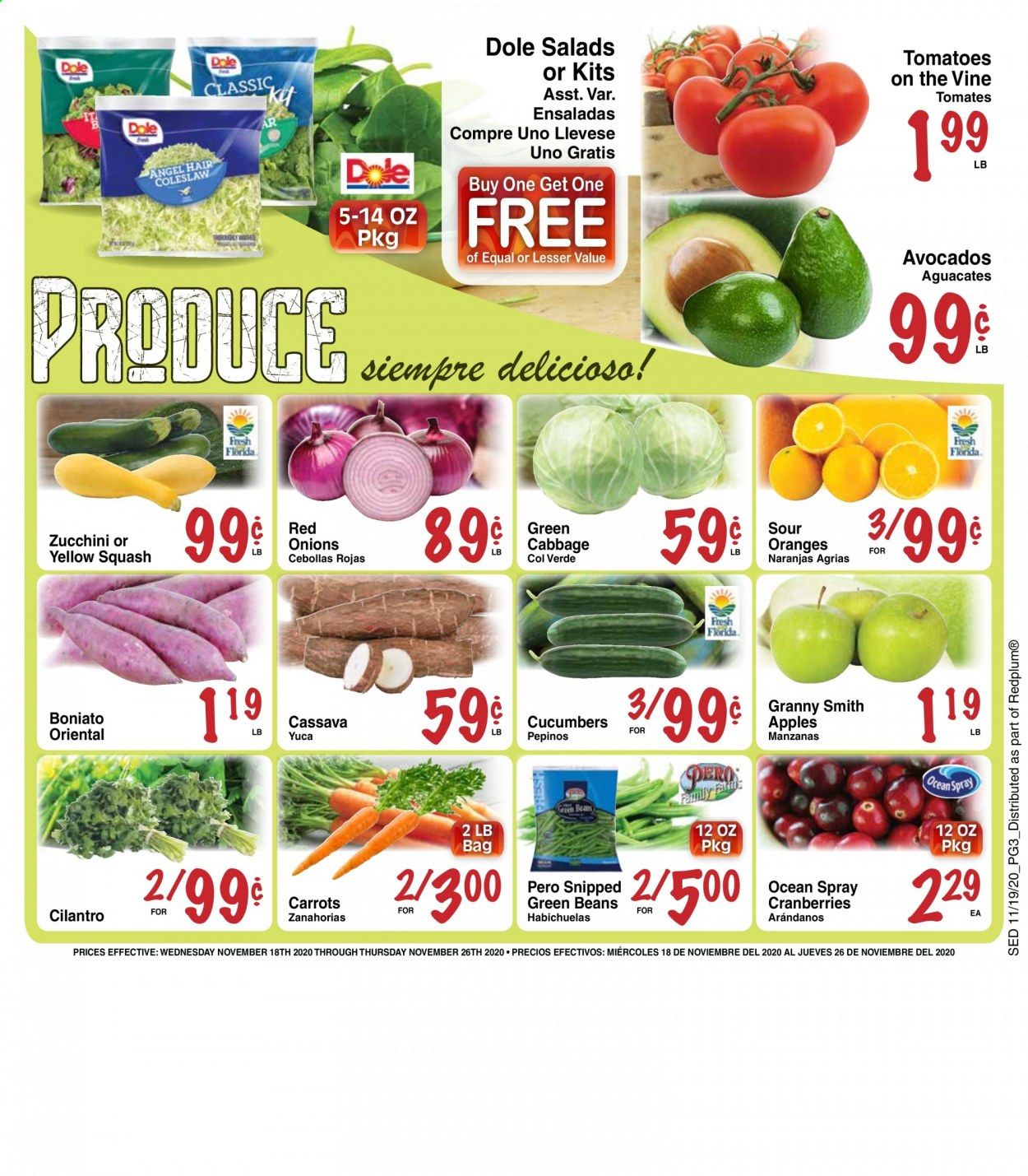 Sedano's (FL) Weekly Ad Flyer November 18 to November 26