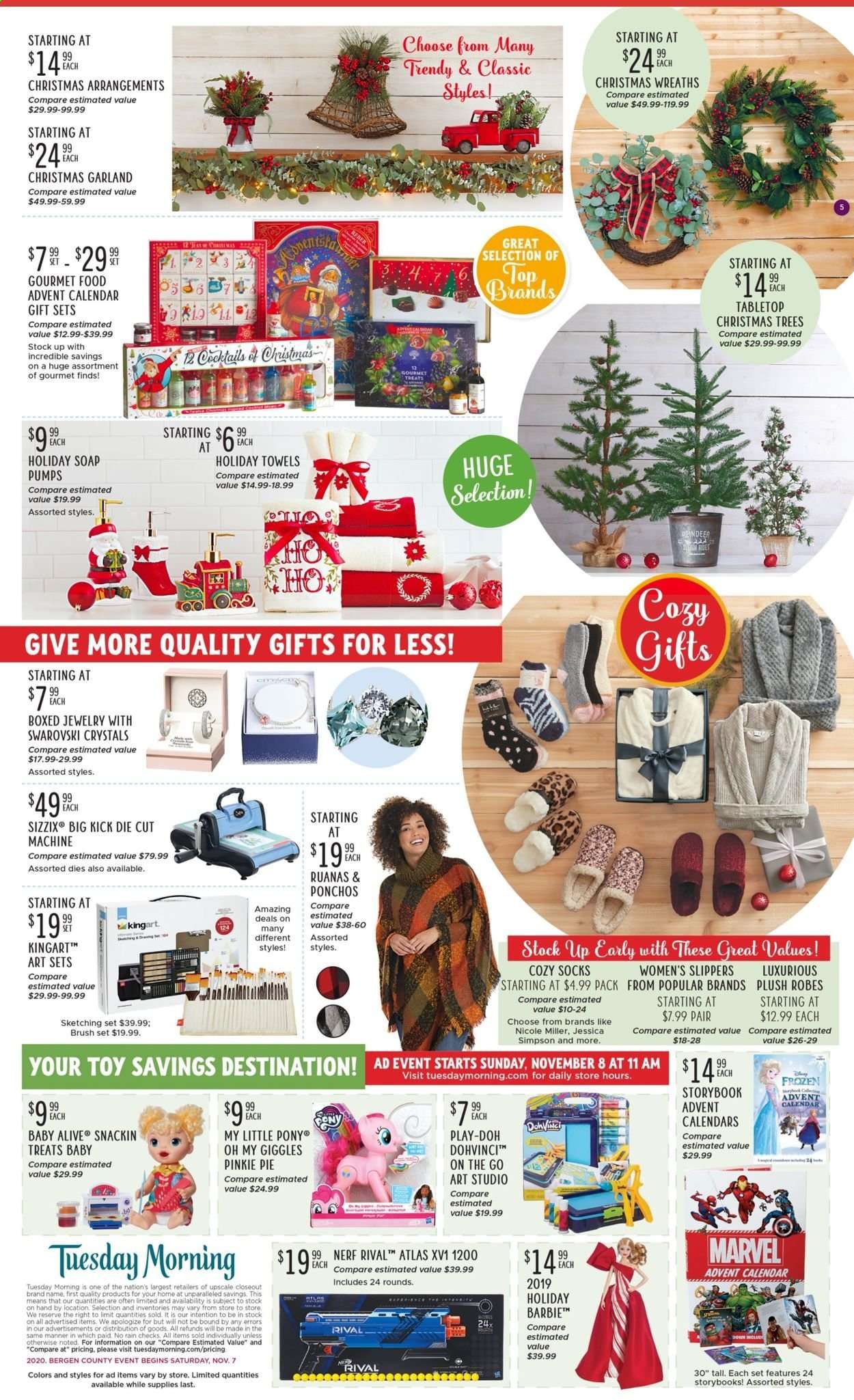 Tuesday Morning Weekly Ad Flyer November 11 to November 18
