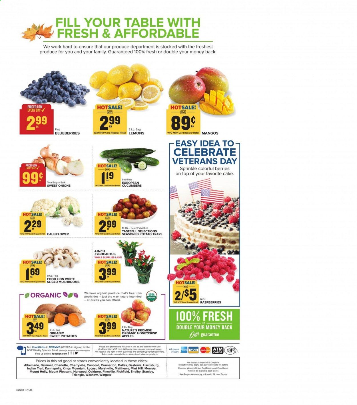 Food Lion (NC) Weekly Ad Flyer November 11 to November 17